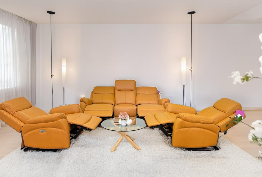 Barcelona 3 +1 +1 Seater  Electric Recliner Lounge