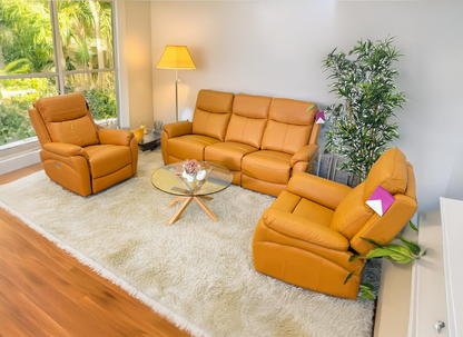 Barcelona 3 +1 +1 Seater  Electric Recliner Lounge