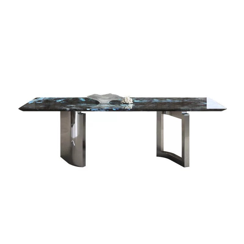 Luxury Dining Table – Aurora Blue Elegance