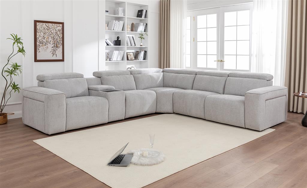 ECLIPSE 5 Seater Modular Dual Moter Electric Recliner