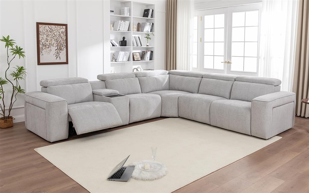 ECLIPSE 5 Seater Modular Dual Moter Electric Recliner