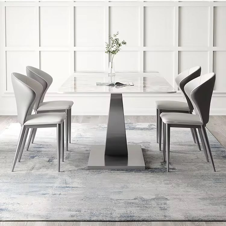 The "Moon Luxe" Marble Dining Table