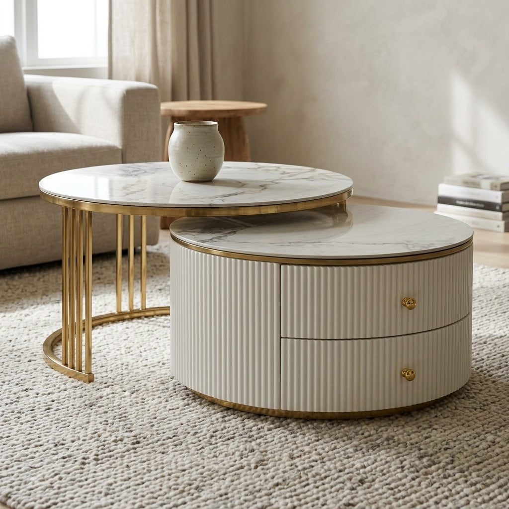 ZARA ROUND COFFEE TABLE