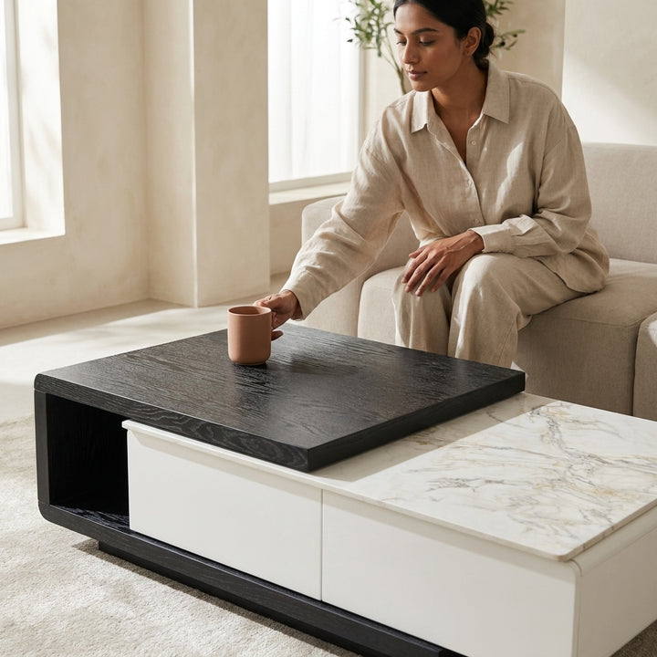 BLACK TERRA COFFEE TABLE
