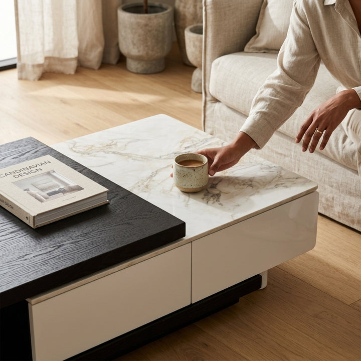 BLACK TERRA COFFEE TABLE