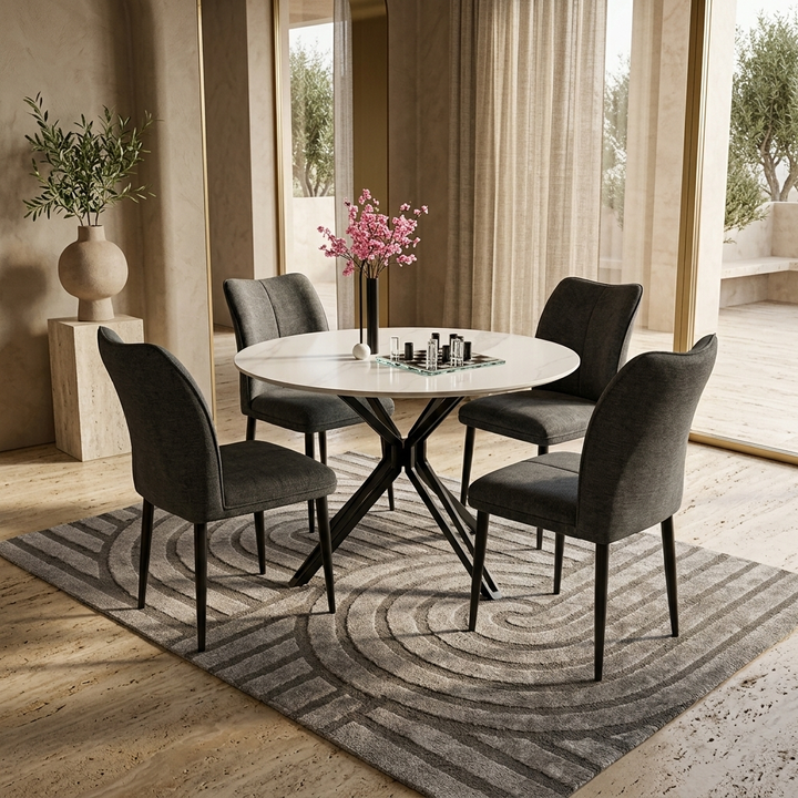 BONDI Dining Table With 4 FREE Chairs