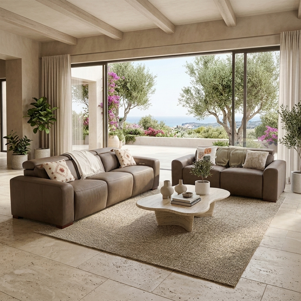 SKONA MAISON LEATHER LOUNGE