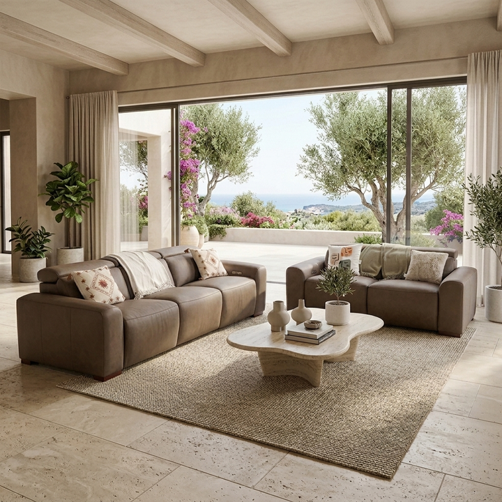 SKONA MAISON LEATHER LOUNGE