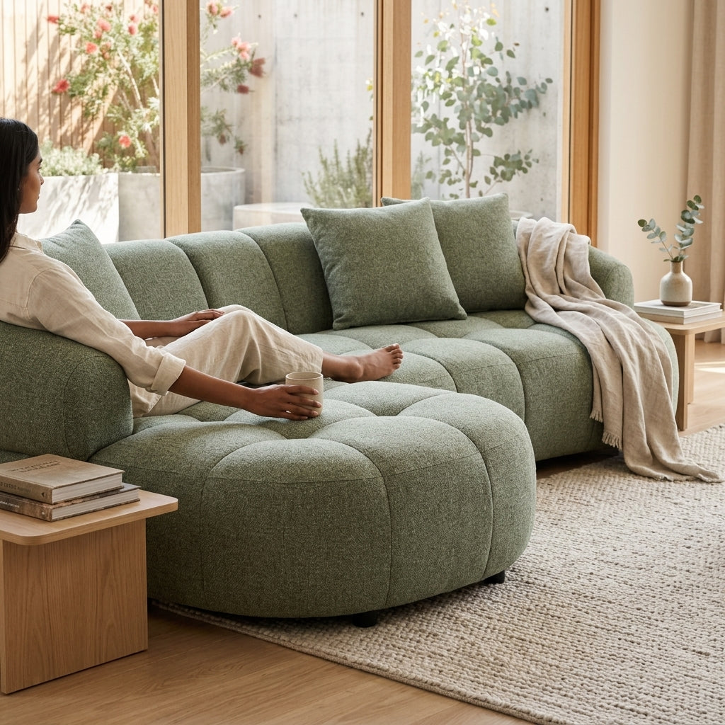 ALBERTA L-SHAPED LOUNGE W/ CHAISE