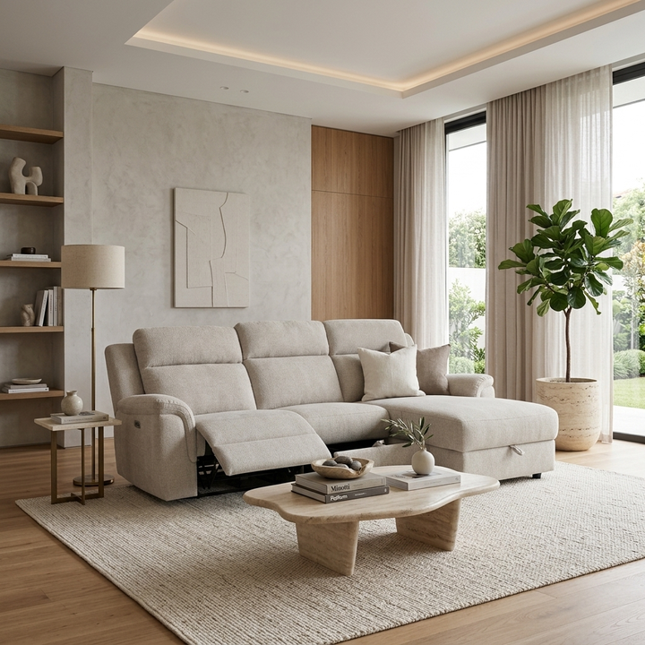 CALEB LOUNGE W/ STORAGE CHAISE