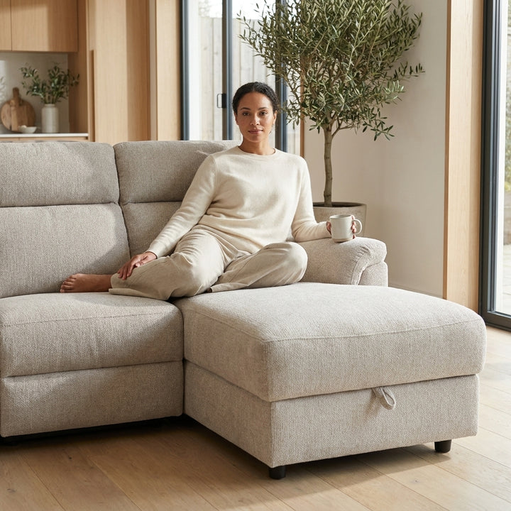 CALEB LOUNGE W/ STORAGE CHAISE