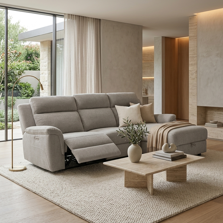 CALEB LOUNGE W/ STORAGE CHAISE