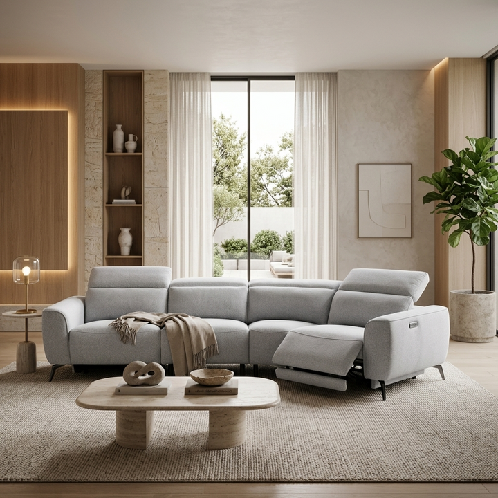 ENZO Corner Recliner Lounge