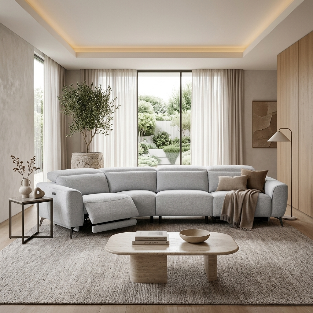 ENZO Corner Recliner Lounge