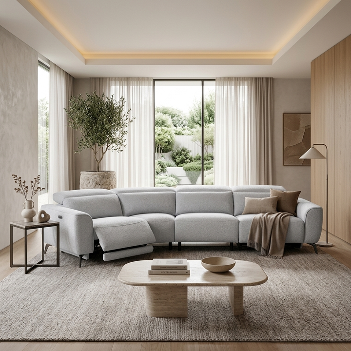 ENZO Corner Recliner Lounge