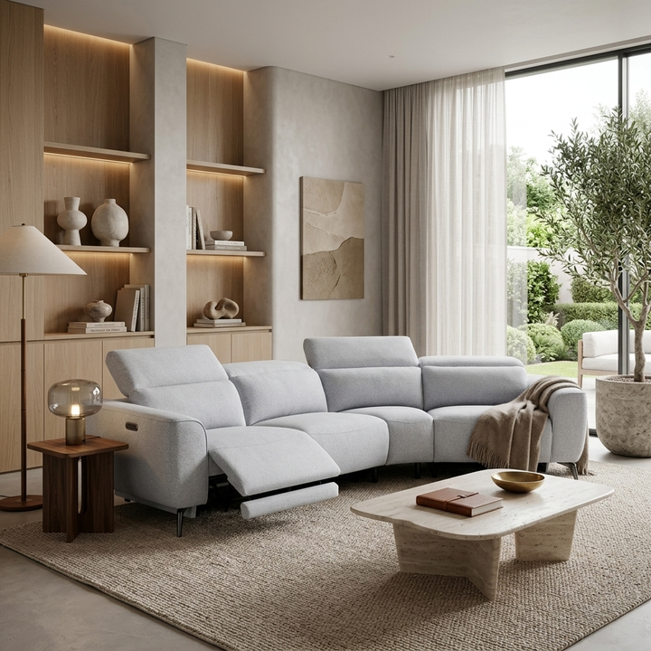 ENZO Corner Recliner Lounge