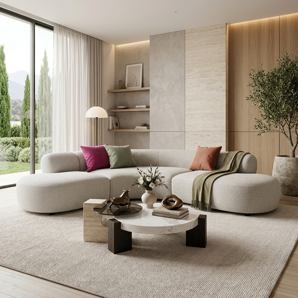 TONA Designer Curved Lounge