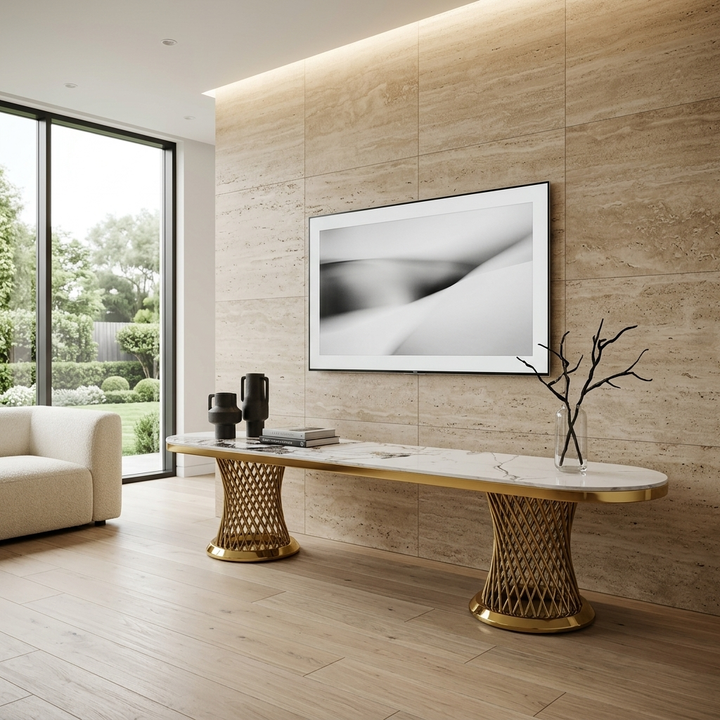 EARTH Stone TV Unit