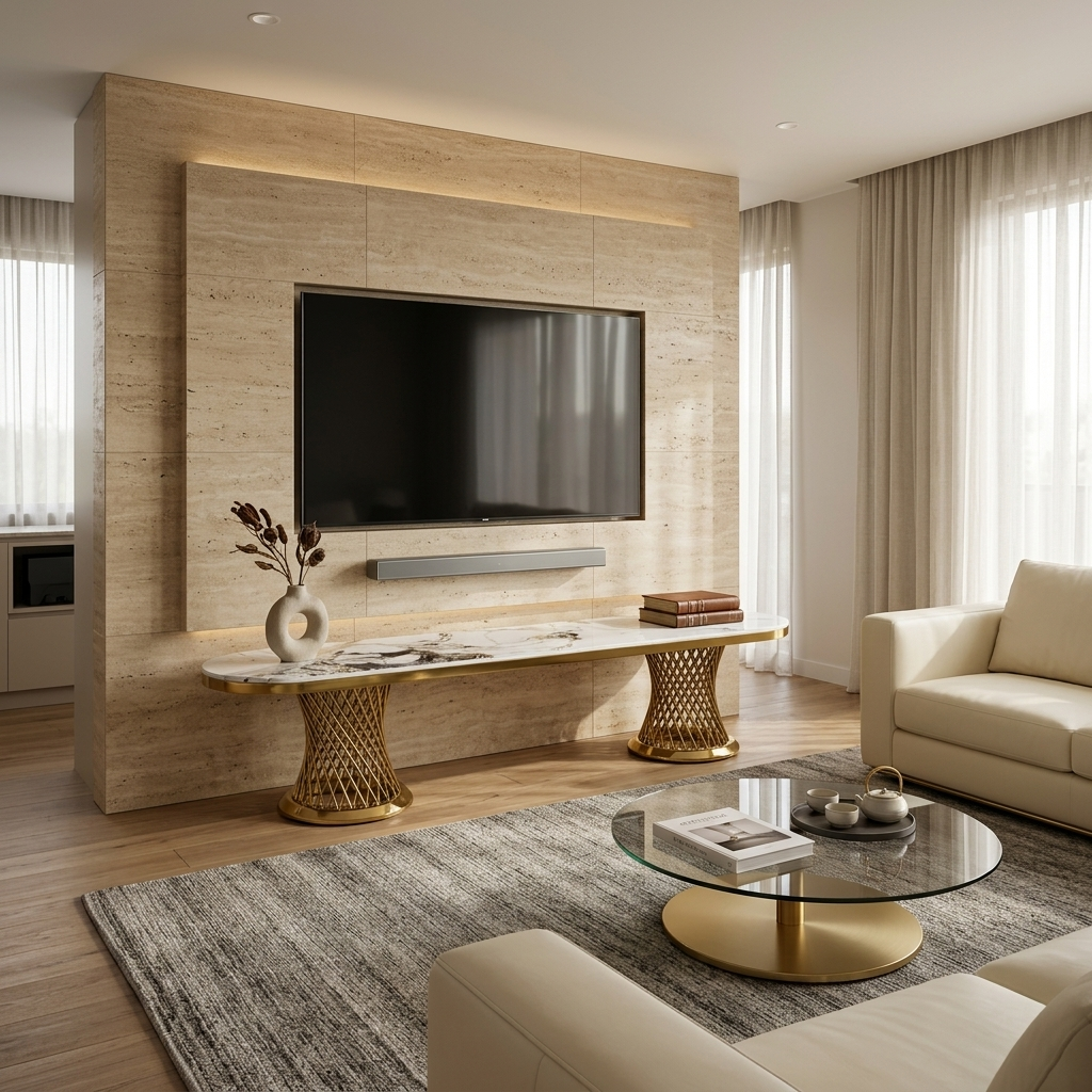 EARTH Stone TV Unit
