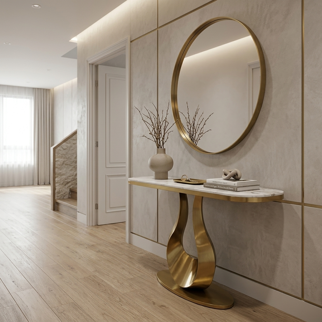 GOLDEN FLAME Hallway Table
