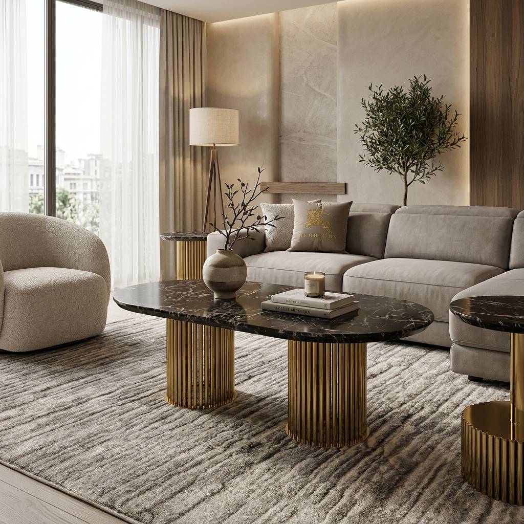 ATLAS Marble Coffee Table