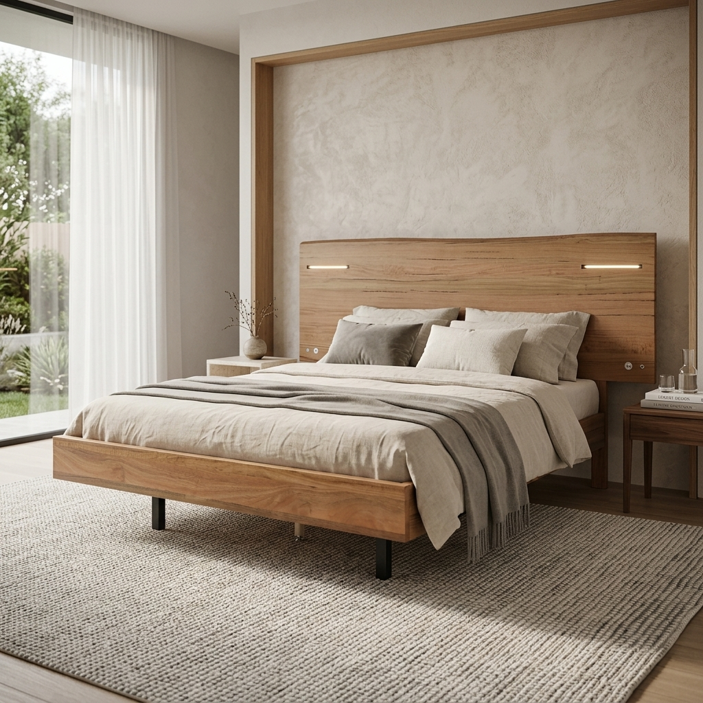 AURELIA Wooden Bed