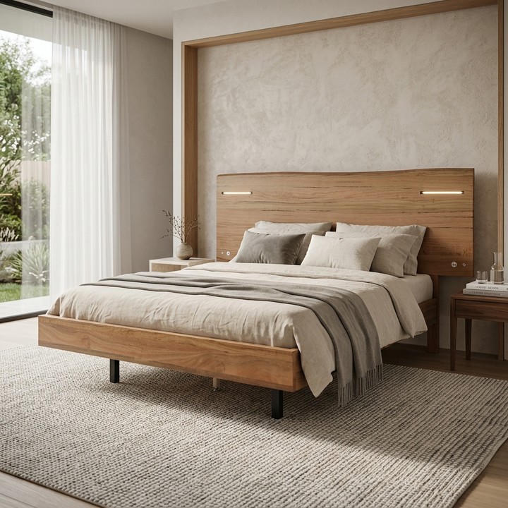AURELIA Wooden Bed