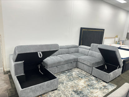 The Haven Luxe Sofa bed with storage Ottoman