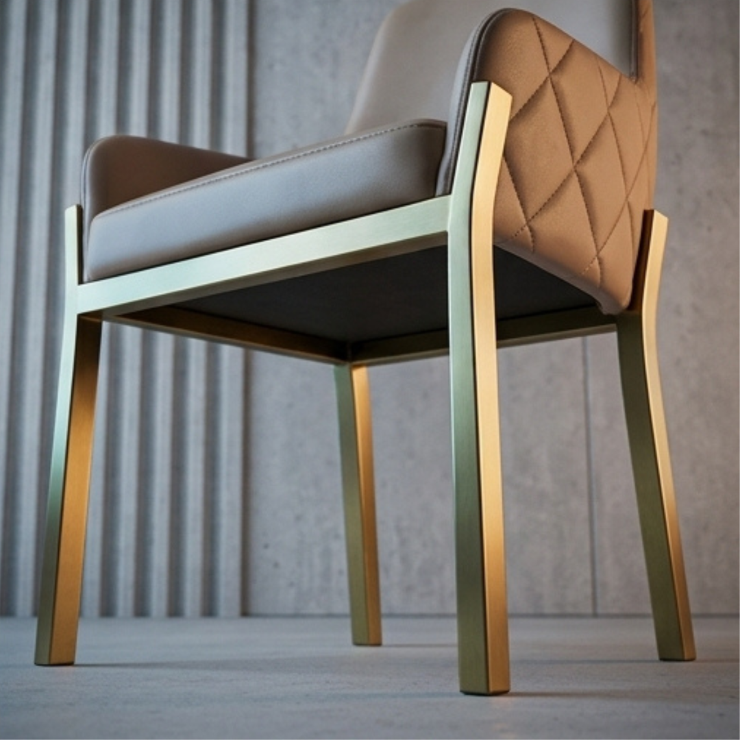 Golden Monarch Dining Chair