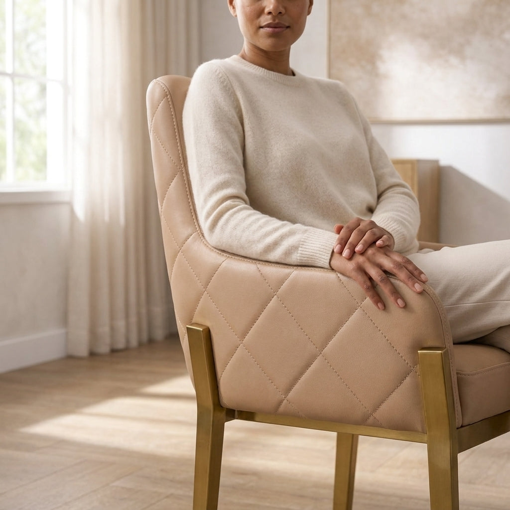 Golden Monarch Dining Chair