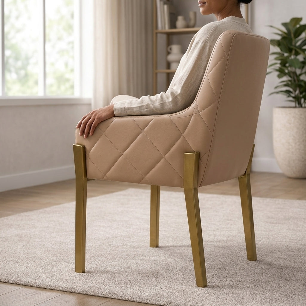 Golden Monarch Dining Chair