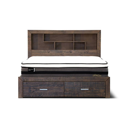 SEDONA BED WITH STORAGES-GREY STONE