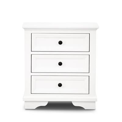 Vienna White Coastal Bedroom Suite with High Headboard