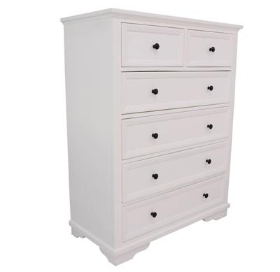 Vienna White Coastal Bedroom Suite with High Headboard