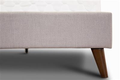 Yulara Tufted Upholstered Bed in Charcoal or Grey