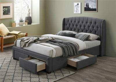 Kingston Upholstered Bed with Storage Drawers