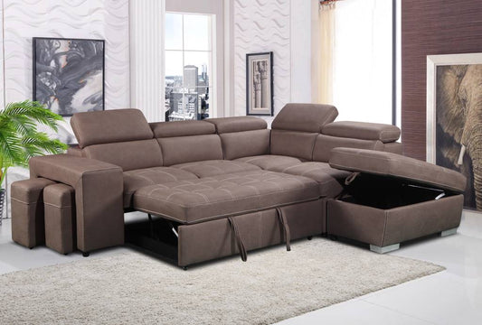 POSITANO 2STR SOFABED 2X OTT W/ RHF