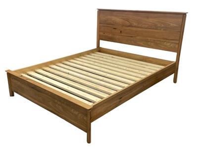 Atherton Queen Bed in Natural Marri Timber