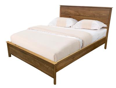 Atherton Queen Bed in Natural Marri Timber