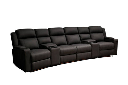 THEATER LOUNGE 4 RECLINERS & 2 CONSOLE