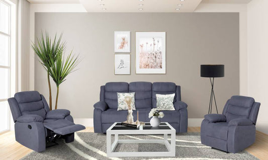 APOLLO FAB 3RR+R+R LOU SUITE-MEDIUM GREY
