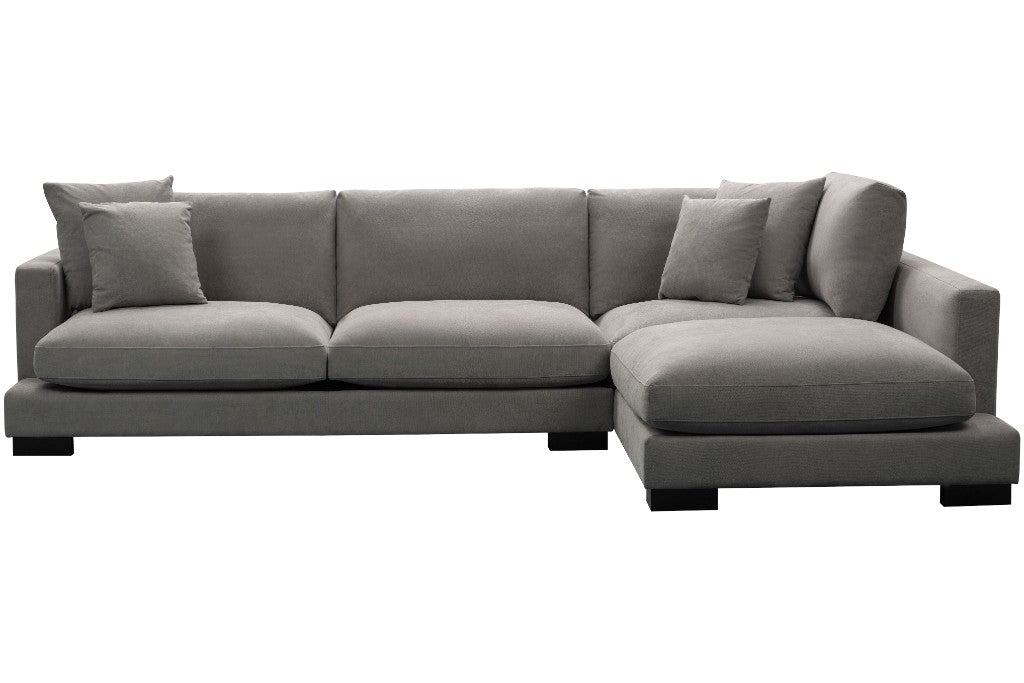 Oversized Plush Feather  L Shaped Lounge / LHF